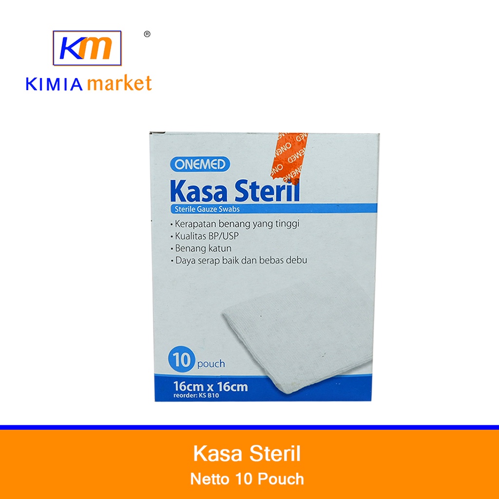 Jual Kain Kasa Steril merk Onemed isi 10 Lembar | Shopee Indonesia