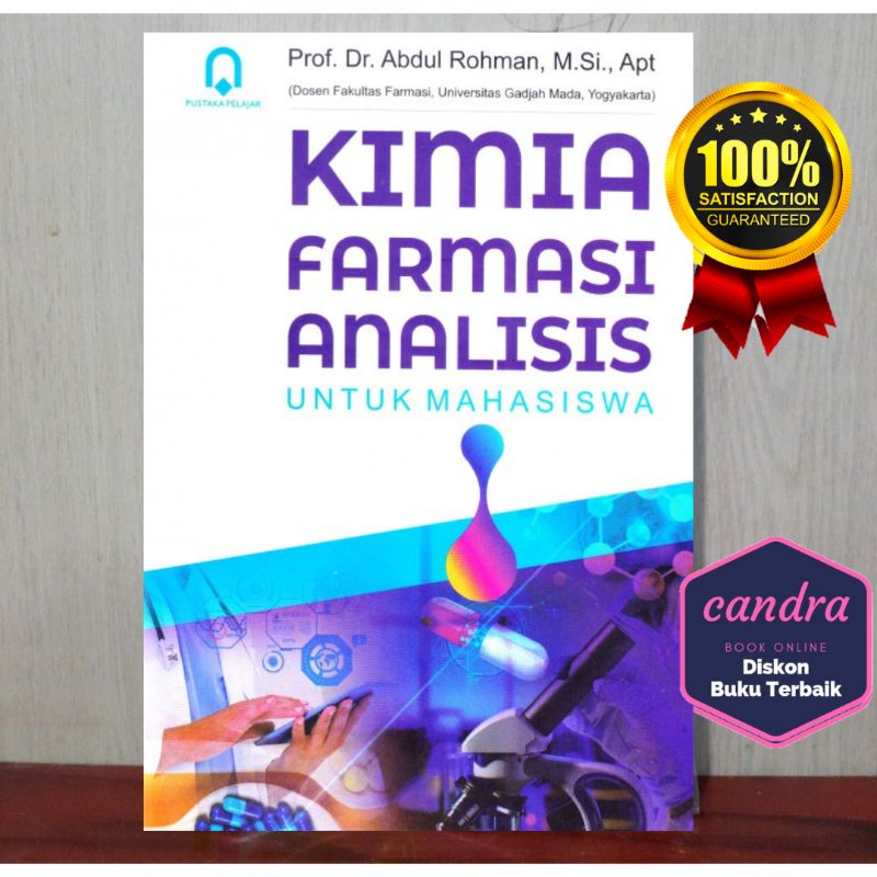 Jual BUKU KIMIA FARMASI ANALISIS UNTUK MAHASISWA - PUSTAKA ORIGINAL ...