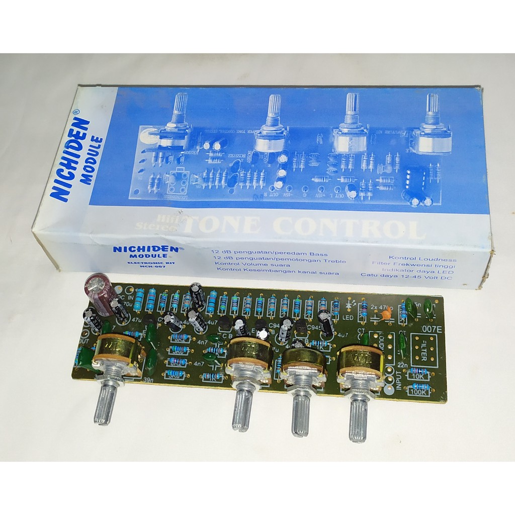 Jual Kit Ranic Tone Control Stereo Hifi NICHIDEN Type NCH-007 | Shopee ...