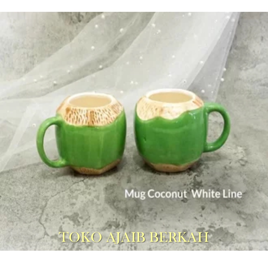 Jual Mug Coconutgelas Mug Keramik Kelapa Shopee Indonesia 4231