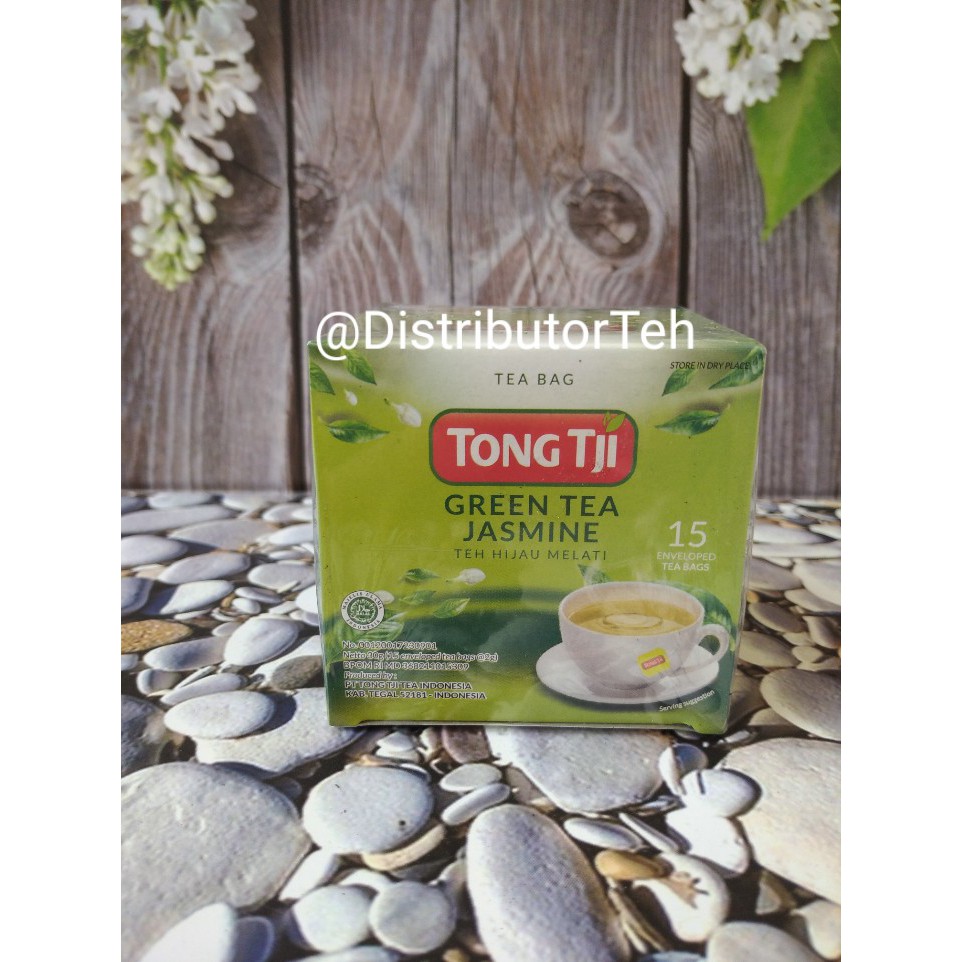 Jual Tong Tji Green Tea Jasmine 1 Pack Isi 30 Gram Tea Bag Teh Celup