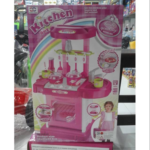 Jual Kitchen Set Super Set Memasak Lengkap Kompor Oven Light & Music ...