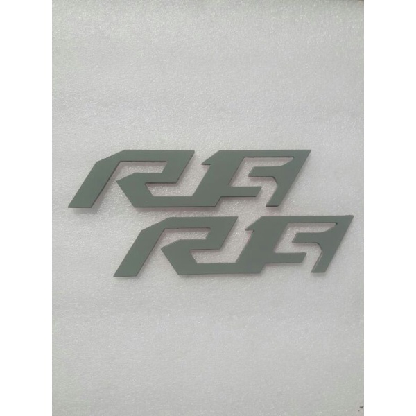 Jual emblem r15 (sepasang) bahan alumunium tebal 2mm | Shopee Indonesia