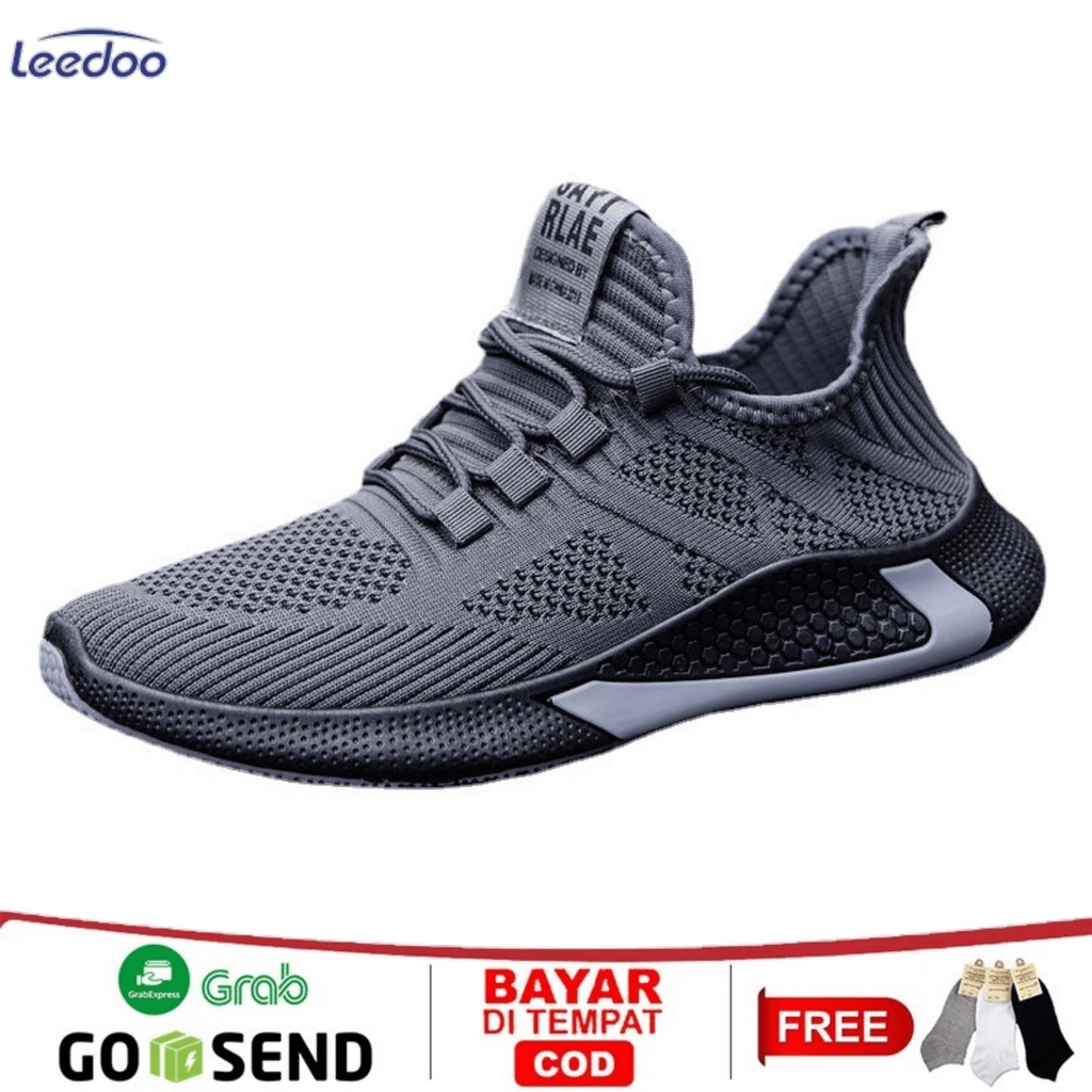 Jual Sepatu Pria Sneakers Full Black Tanpa Tali Terbaru - Harga Promo  November 2023