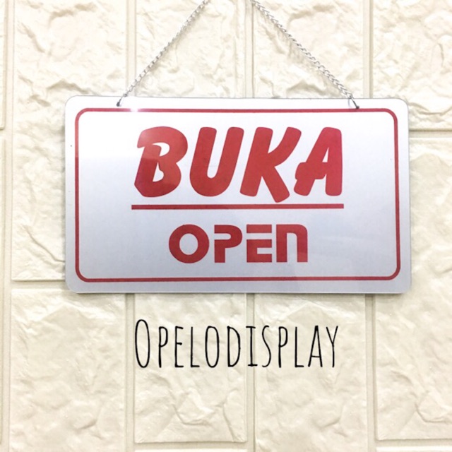 Jual Sign Board Open Close Buka Tutup Papan Penanda Shopee Indonesia