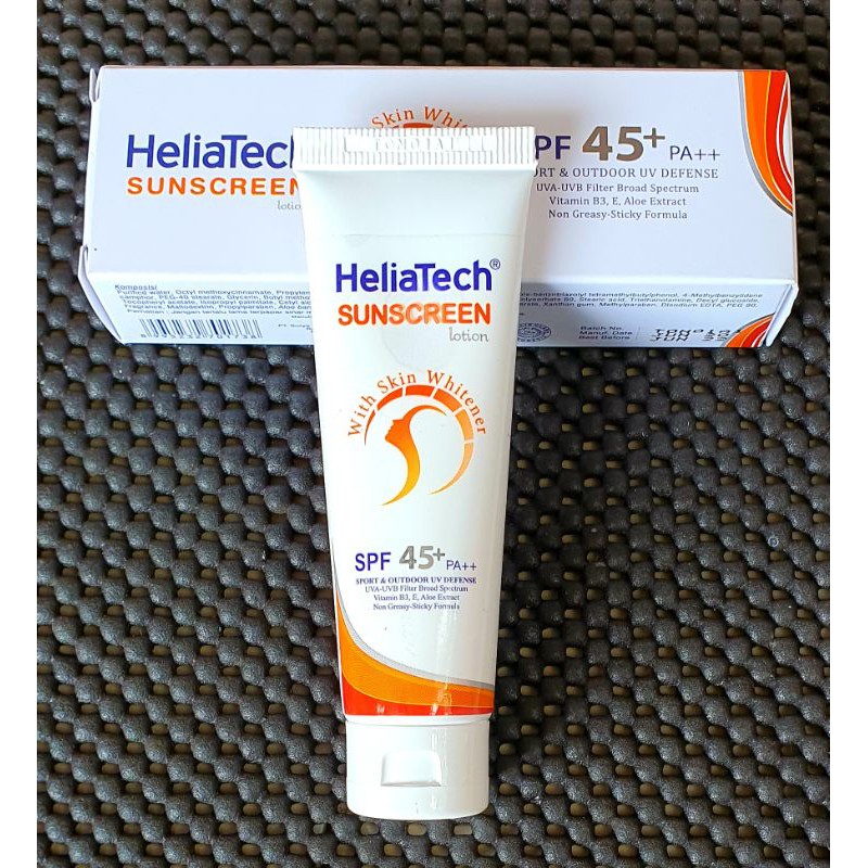 Jual HELIATECH SPF 45 +/ SUNCREEN 100% ORIGINAL | Shopee Indonesia