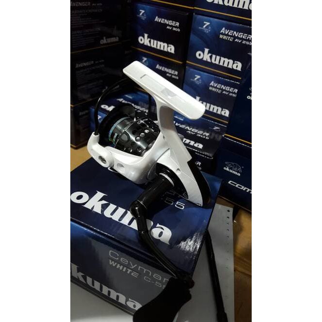 harga reel okuma ceymar c55 A Series Flite Drive Lightweight 8BB Spinning Reel, C-500A, Gun Metal : Sports & Outdoors Okuma Ceymar SW-X Spinning Fishing