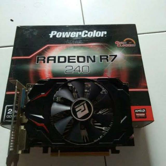 Jual vga amd powercolor r7 240 2gb 128bit ddr5 | Shopee Indonesia