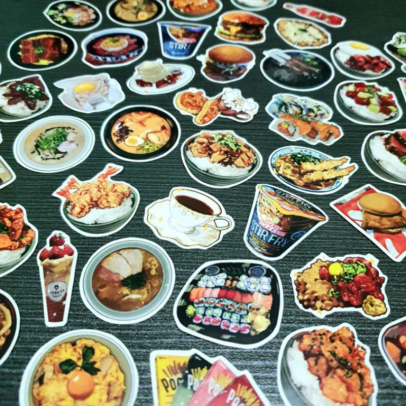 Jual Naustckr Aesthetic Sticker Murah Stiker Lucu Food Deco Bujo