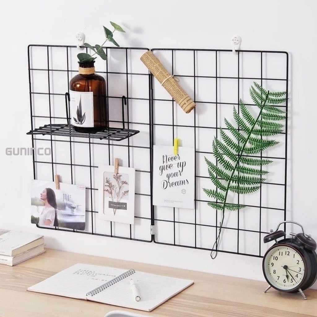 Jual (TERMURAH) ORIGINAL &TEBAL HIJANG Hiasan Dinding 52x35 Wall Grid ...