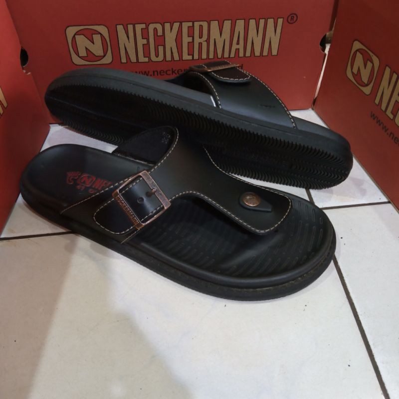 Jual sandal Neckerman pria jepit hitam Eden-044 | Shopee Indonesia
