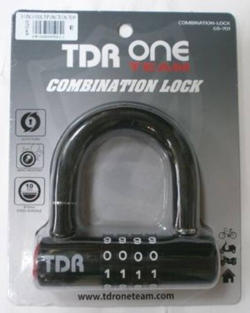Jual Gembok Serbaguna TDR One Team Combination Multifunction Lock ...