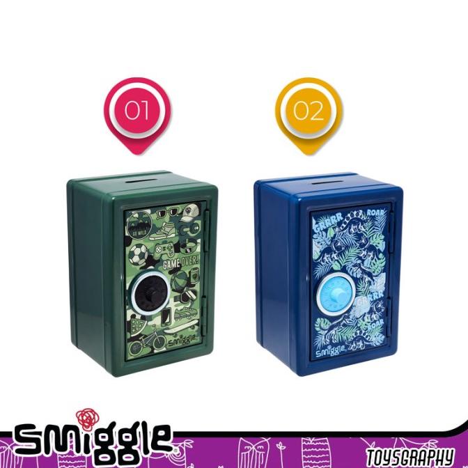 Jual Smiggle Money box Safe Thrifty Celengan Safe Deposit box Brankas