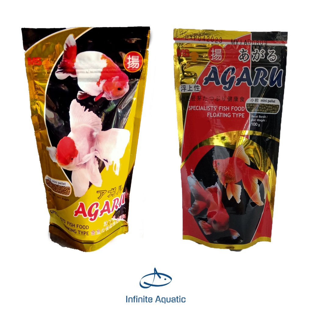 Jual Pelet Ikan Agaru SInking / Floating 100 gr 8 orang melihat barang ...