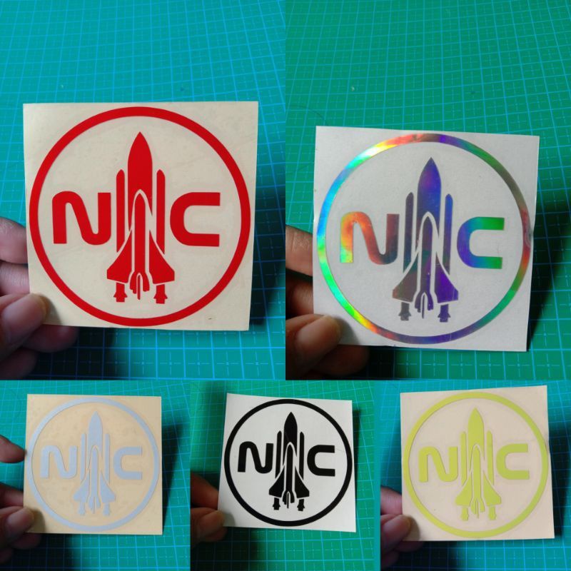 Jual Stiker Logo Nasa / Stiker Nasa / Stiker Kekinian / Stiker Nasa ...
