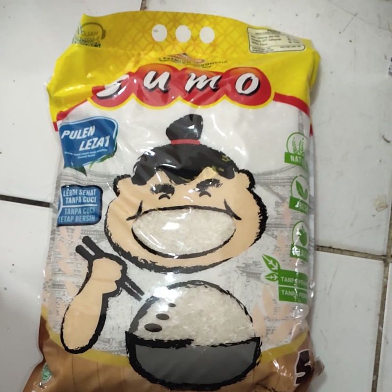 Jual Beras Sumo Kemasan Kuning 5kg[ori] | Shopee Indonesia