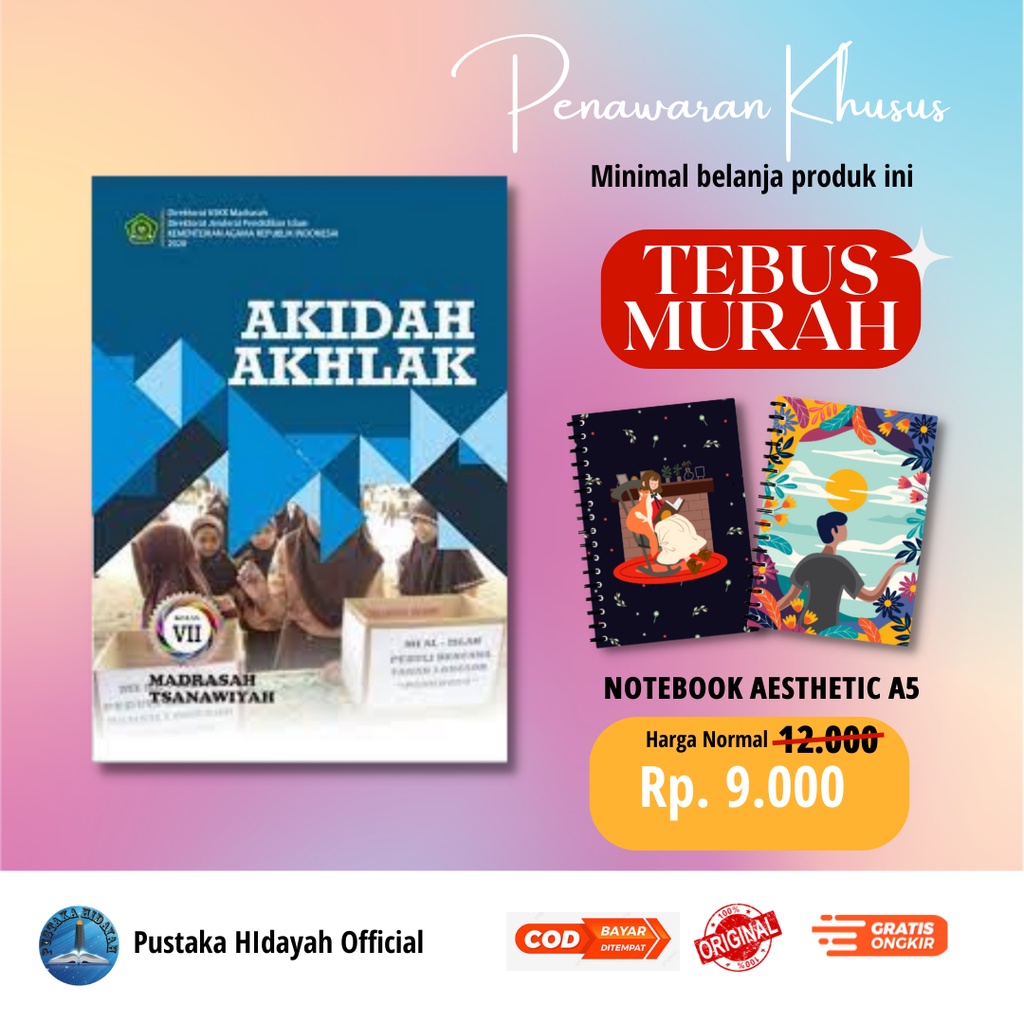 Jual Buku Siswa AKIDAH AKHLAK Kelas 7 Madrasah Tsanawiyah - KEMENAG ...