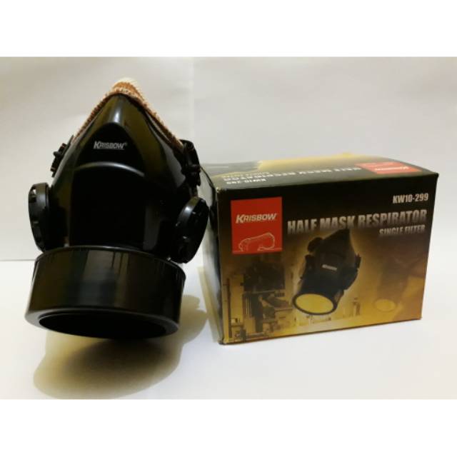 Jual Masker Respirator Single Filter Cat Krisbow Masker Moncong