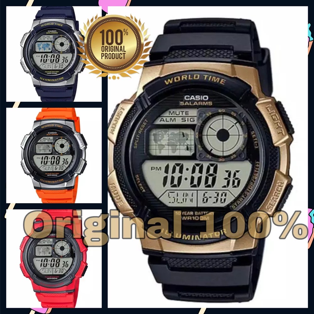 Jual Casio Jam Tangan Pria Anti Air Original Terlengkap & Harga Terbaru ...