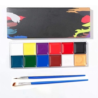 Jual 12 Warna Body Face Painting Cat Wajah Painting Wajah Body Painting