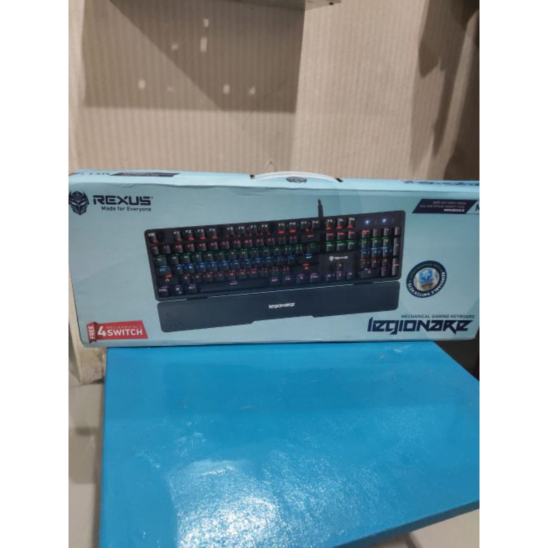 Jual Rexus Legionaire MX3.1 Mechanical Rainbow Keyboard | Shopee Indonesia