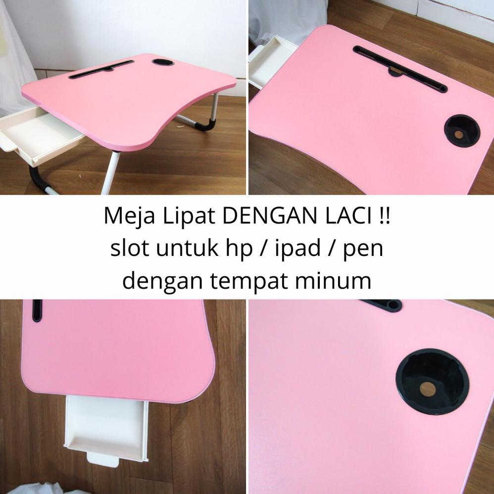 Jual Meja Lipat Belajar Laptop Serbaguna In Ada Laci Meja Lesehan