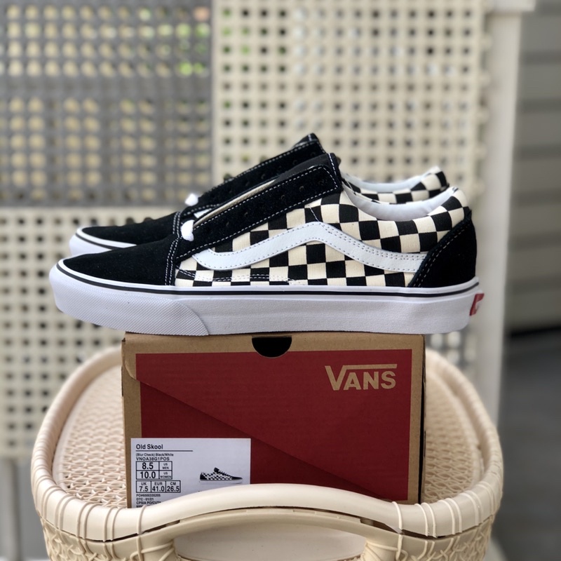 Vans old shop skool checkerboard harga