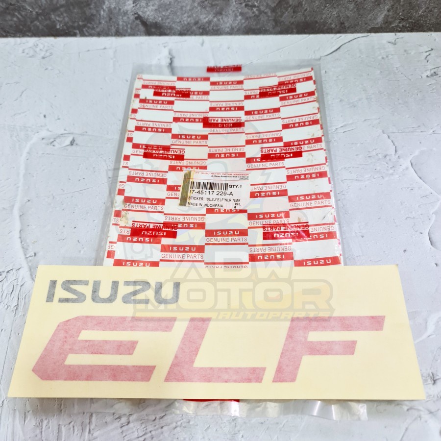 Jual Sticker Stiker Keren Isuzu ELF Original 7-45117 229-A | Shopee ...