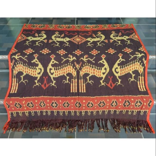 Jual Tenun Blangket full Motif(merak) | Shopee Indonesia