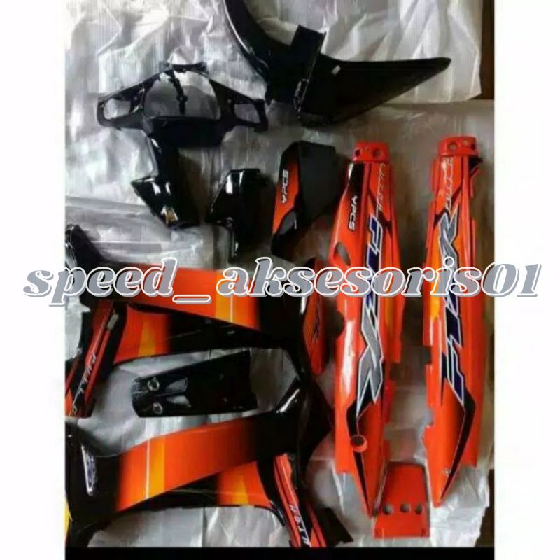 Jual Body Fizr Bodi Fizr Full Set Body Halus Motor Yamaha Fiz R Warna Orange Hitam Shopee