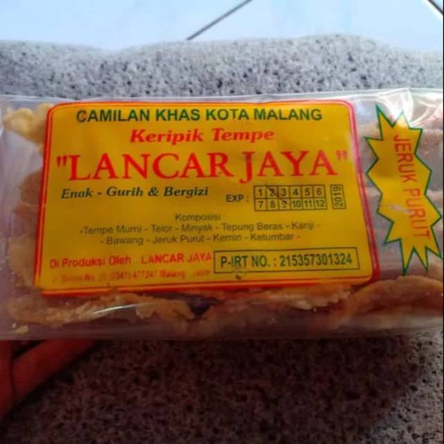 Jual Kripik Tempe Lancar Jaya Khas Malang Shopee Indonesia