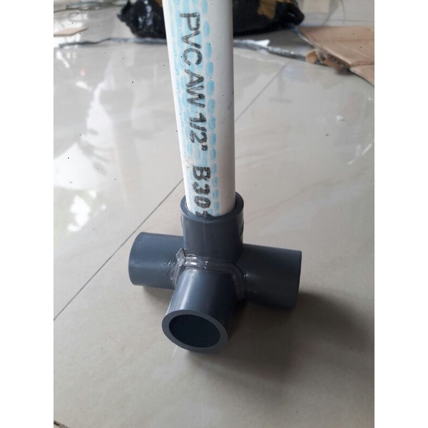 Jual Sambungan Fitting Konektor Tee Pipa Pvc Arah Inchi Las Pvc