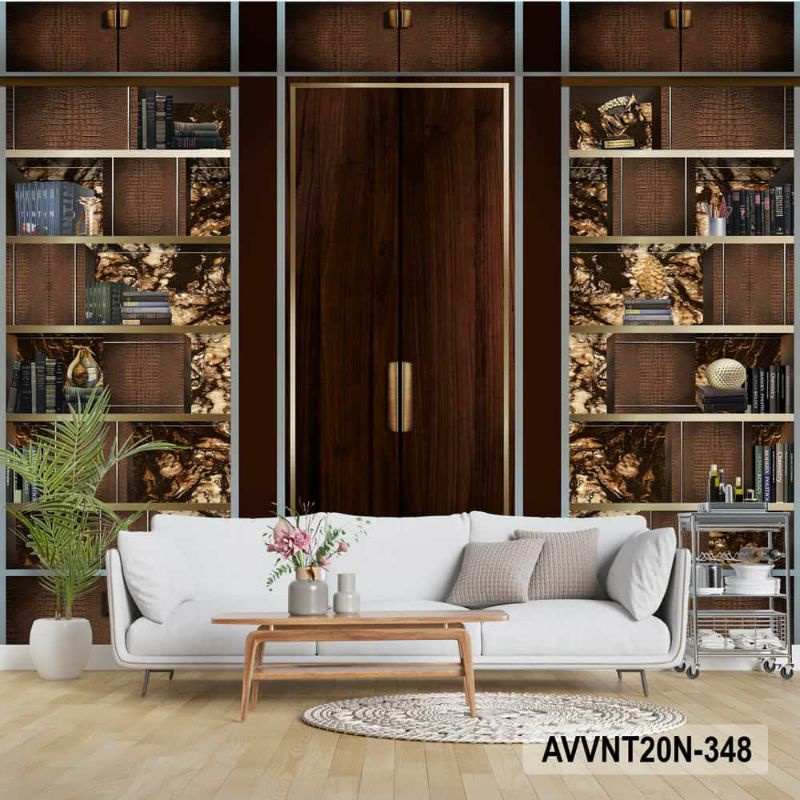 Jual Wallpaper Dinding Motif Rak Buku Wallpaper Rak Buku Wallpaper ...