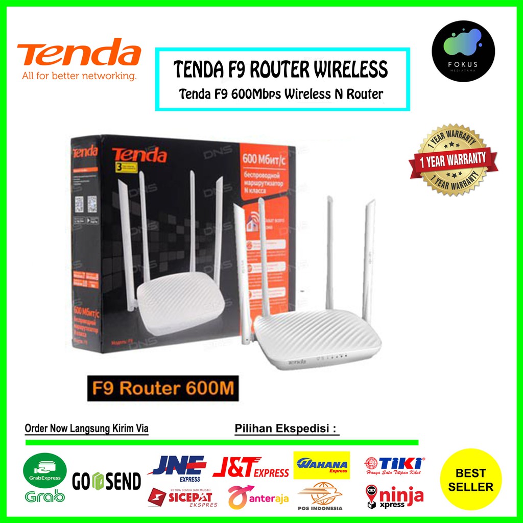 Jual Tenda F9 Router Wireless 600mbps Ap Access Point Repeater Wifi