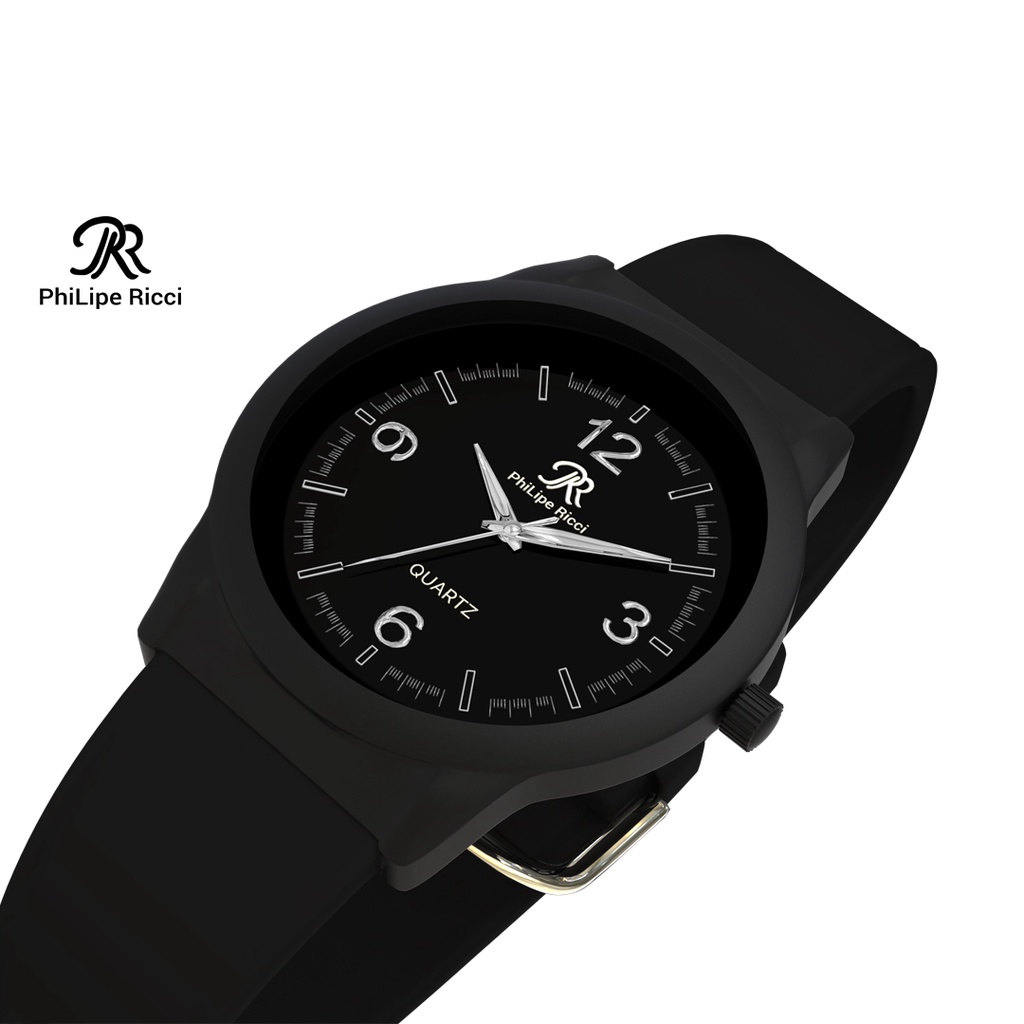 Jual PhiLipe Ricci Jam Tangan Pria Karet Analog Terbaru L6558 Free Box ...