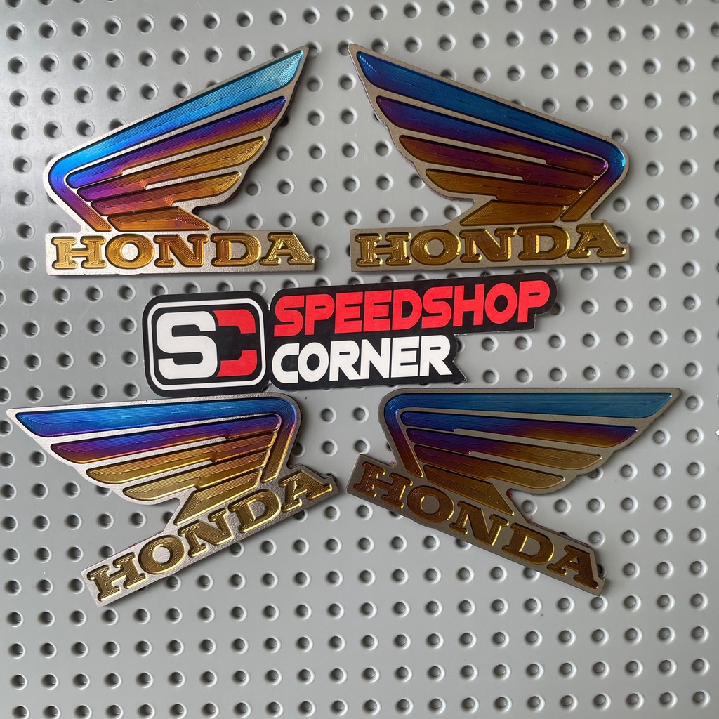 Jual Emblem Logo Sayap Honda Titanium Vietnam Set Kiri Kanan