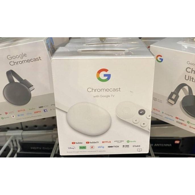 Jual GOOGLE CHROMECAST WITH GOOGLE TV / GOOGLE CHROMECAST 4 ULTRA HD ...