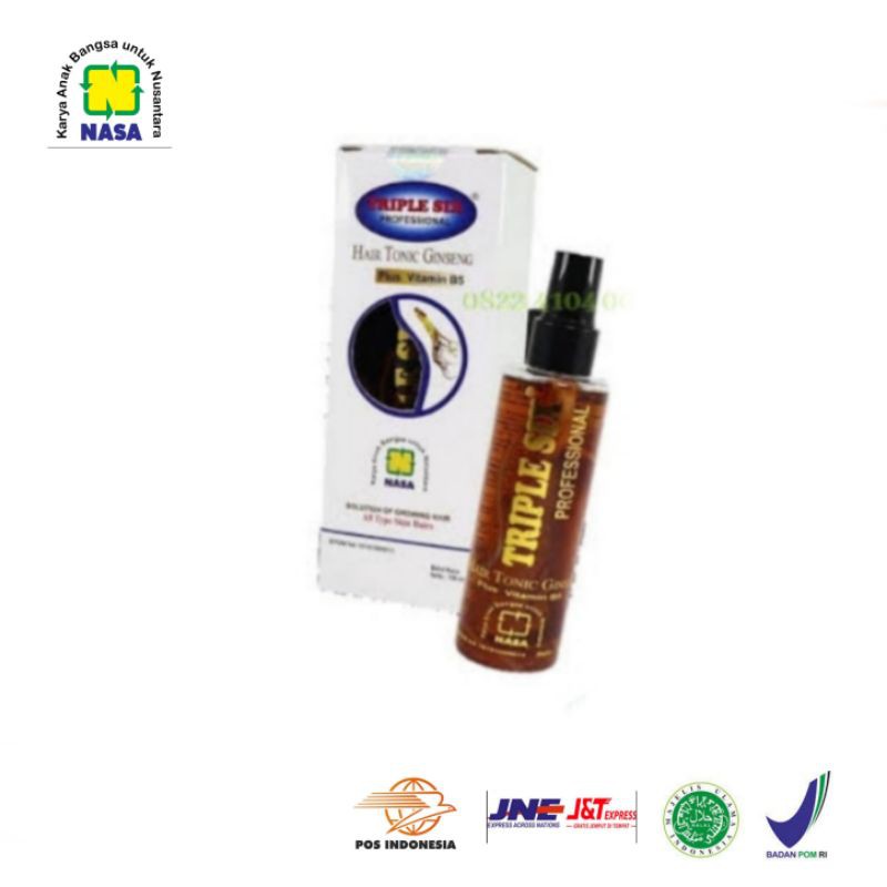 Jual TIPLE SIX HAIR TONIC GINGGENG ORIGINAL NASA. TRIPLE SIX HAIR TONiC ...