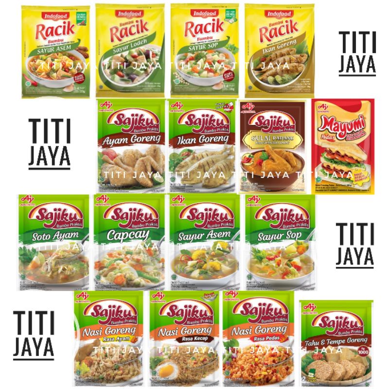 Jual INDOFOOD SAJIKU BUMBU RACIK PRAKTIS RENTENG GROSIR TERMURAH ...
