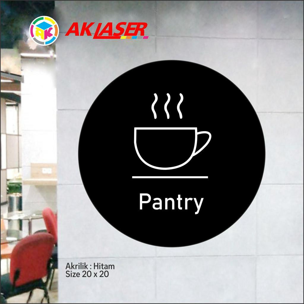 Jual Akrilik Pantry Bulat TIPE 2 Acrylic custom signage | Shopee Indonesia