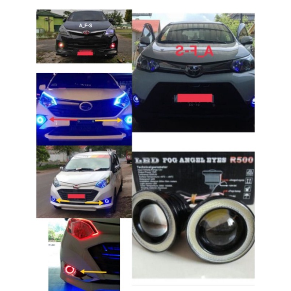 Jual Fog Lamp Angel Eyes Luxeon Sepasang Mp Shopee Indonesia