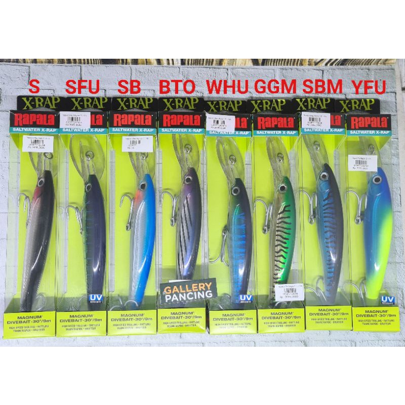 Jual RAPALA UMPAN LURE SALTWATER X-RAP MAGNUM DIVEBAIT 30 - Kota