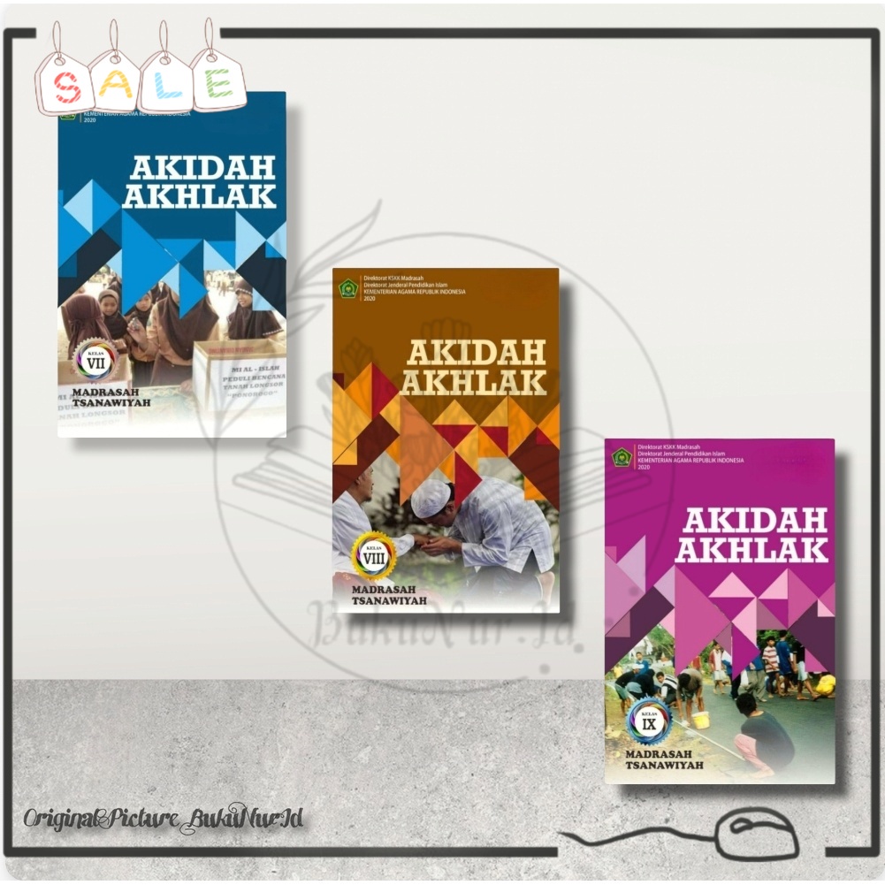 Jual Buku Akidah Akhlak MTS Kelas 789 KMA Cetakan 2020 Kemenag - 100% ...