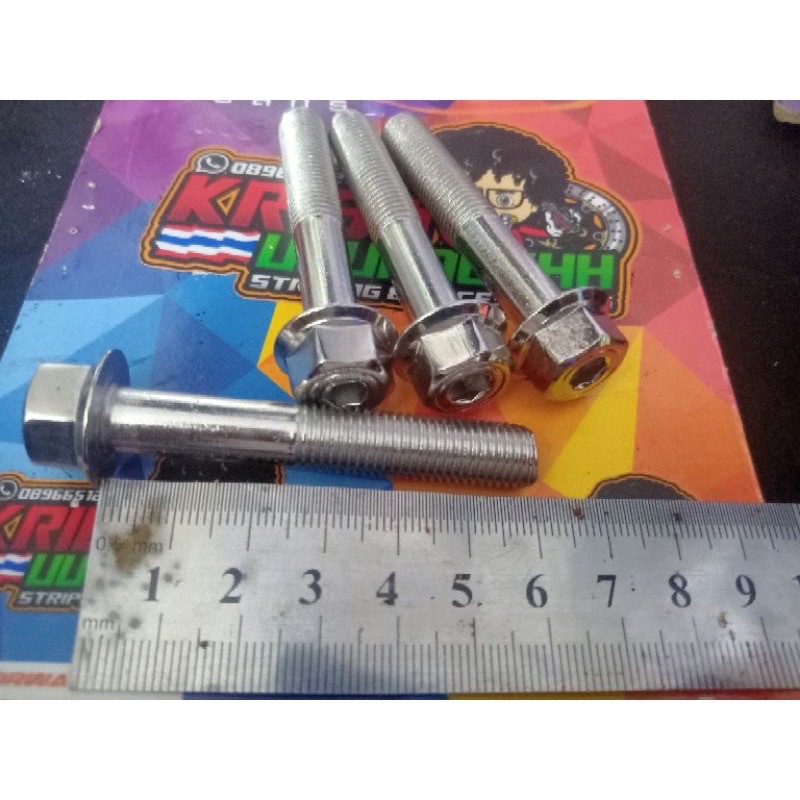 Jual Baut Stainless Kunci M X Untuk Baut Knalpot Pcx Vario Original Heng