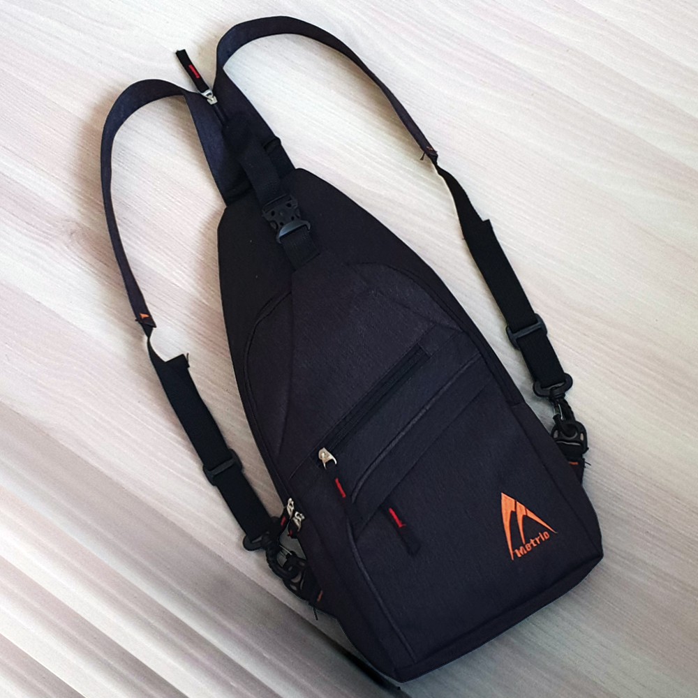 Jual [JURAGAN TAS] Tas Sling Bag Pria MIT7550 Dua Fungsi Bisa Sling Bag