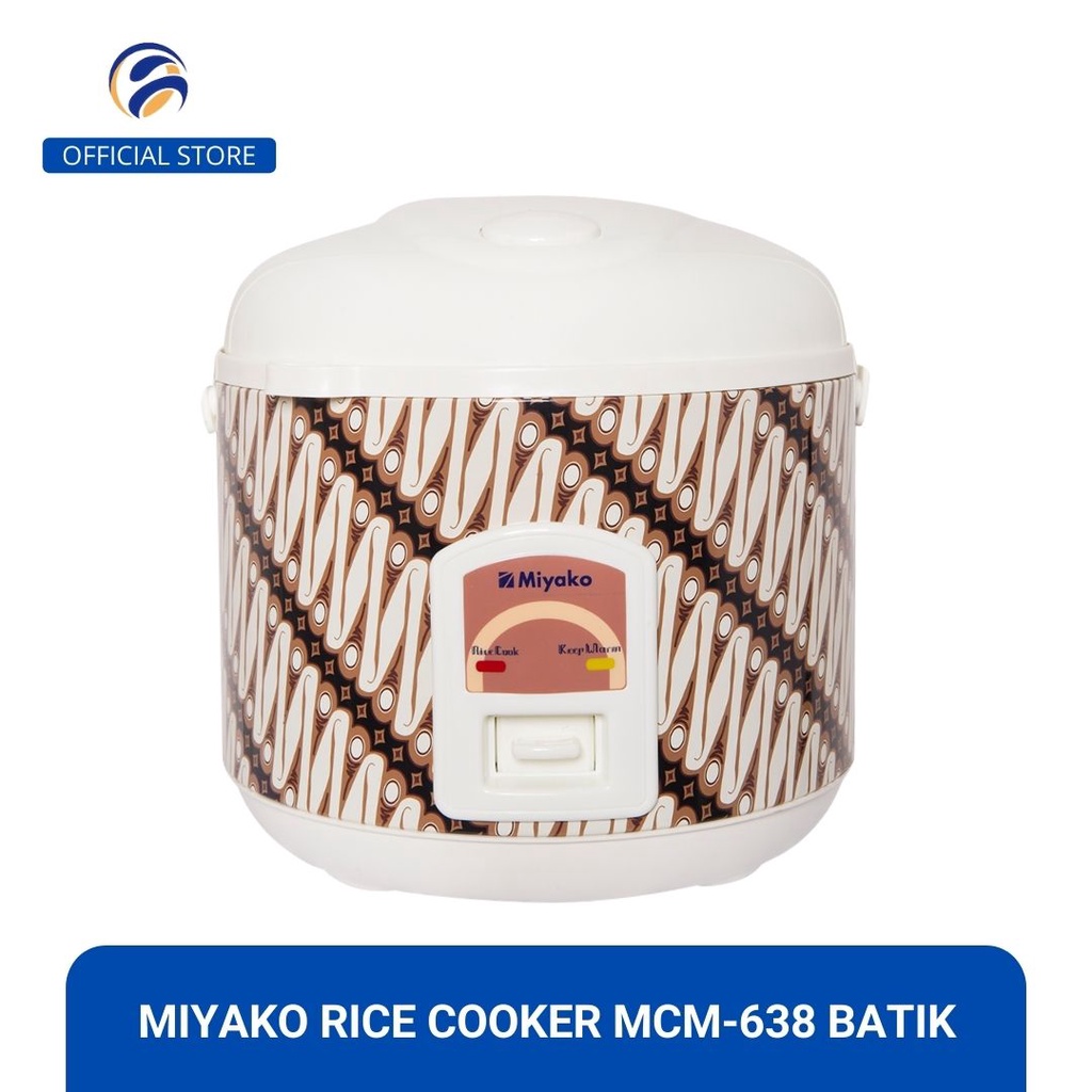 Jual Miyako MCM-638 Batik Rice Cooker 1.8 Liter | Shopee Indonesia