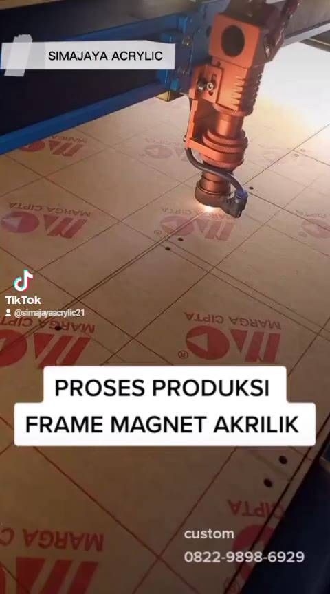 Jual frame akrilik magnet/ frame bingkai akrilik Variasi Ukuran ...