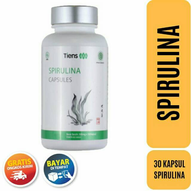 Jual Tiens Tianshi Spirulina Capsules Isi 30 Kapsul Pelengkap Gizi