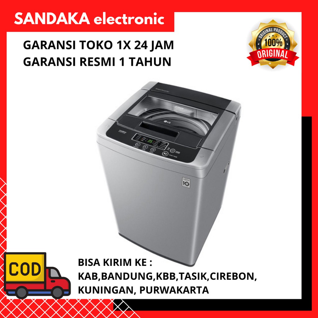 Jual Mesin Cuci Lg Tabung T Vspck Top Loading Smart Inverter Kg Shopee Indonesia