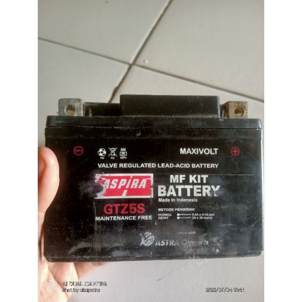 Jual Aki Kering Aspira Bekas Mati Motor Bebek Supra | Shopee Indonesia
